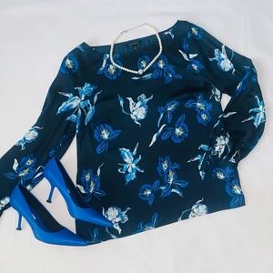 Banana Republic Silky Floral Blouse